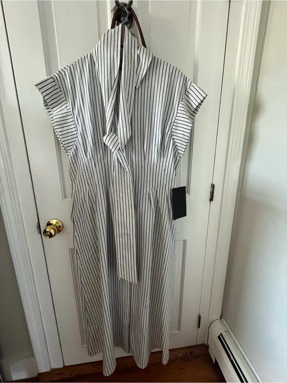 NWT Linen Stripe Callie Dress - Picture 2 of 5